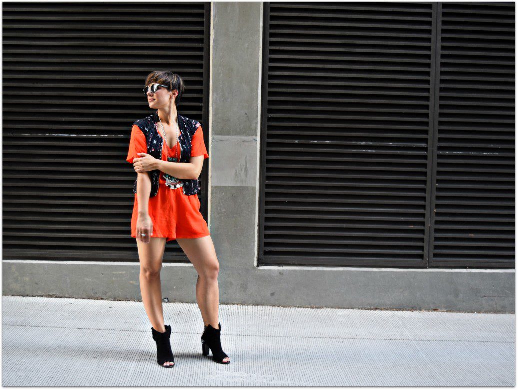 Seattle Fashion Blogger Orange 