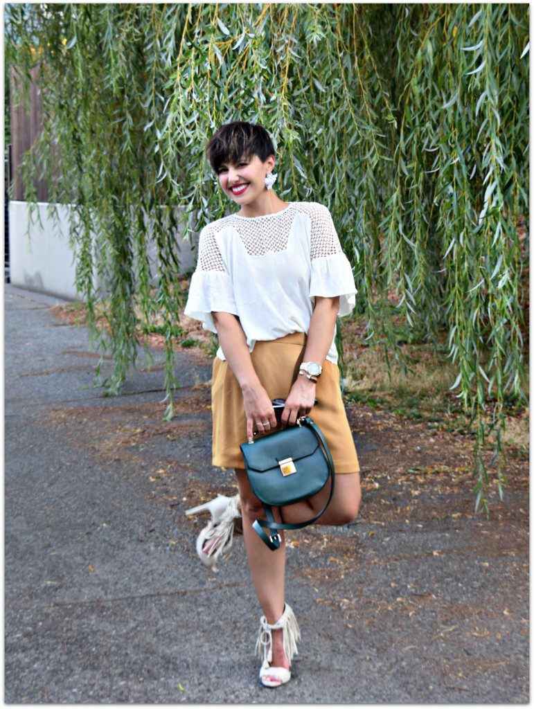 Topshop Workwear Wrap Shorts Seattle Blogger