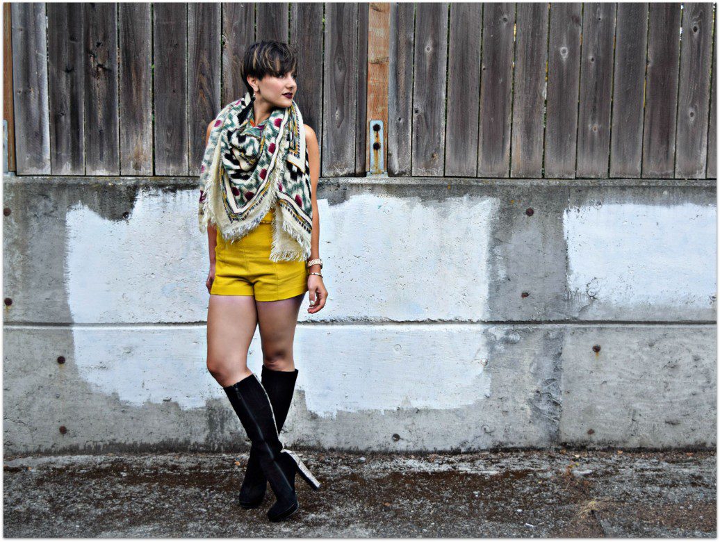 Zara Yellow Set Seattle Blogger