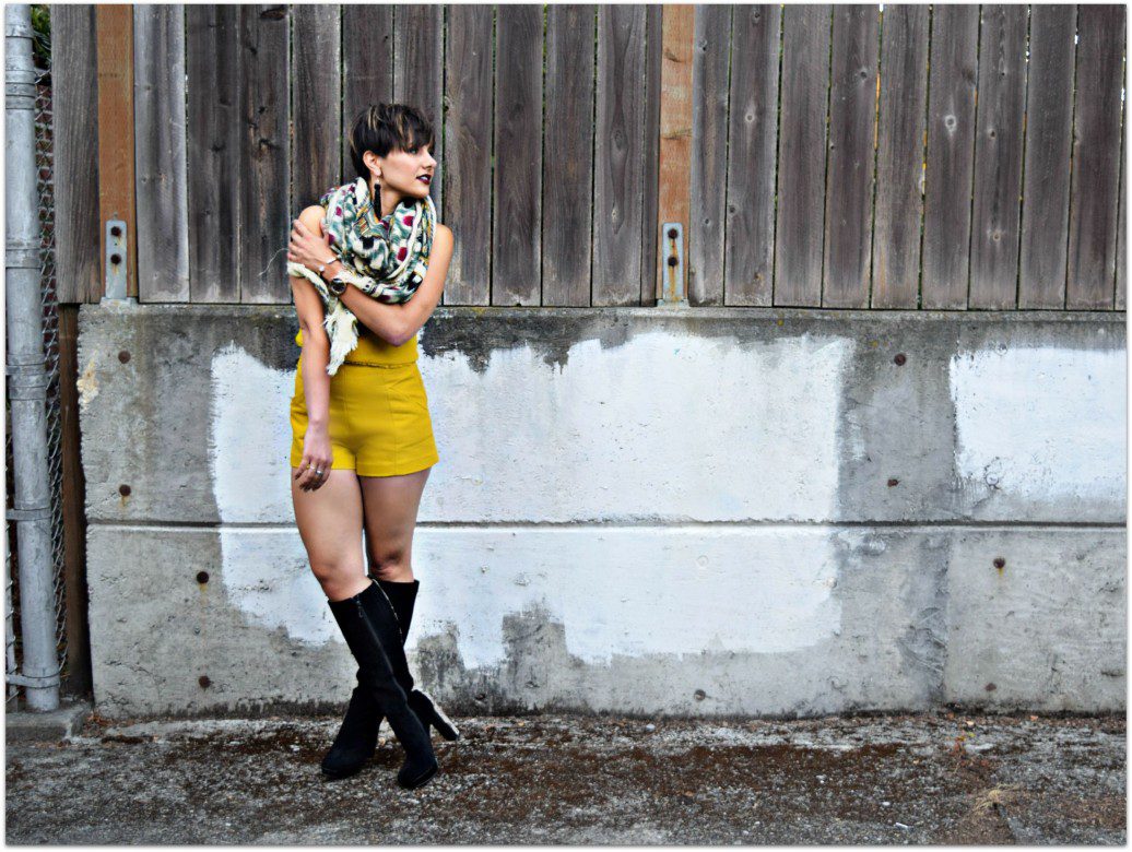 Zara Yellow Set Seattle Blogger