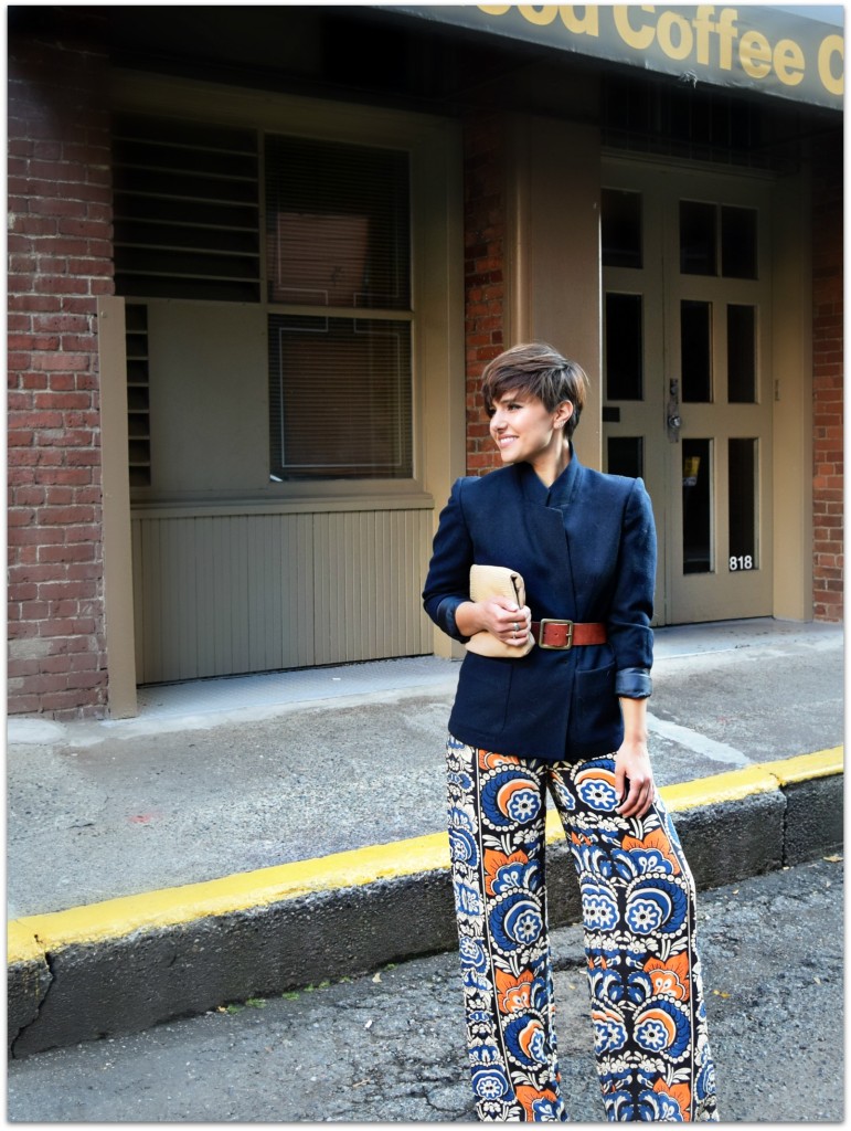 H&M Printed Pants- BloggerNotBillionaire