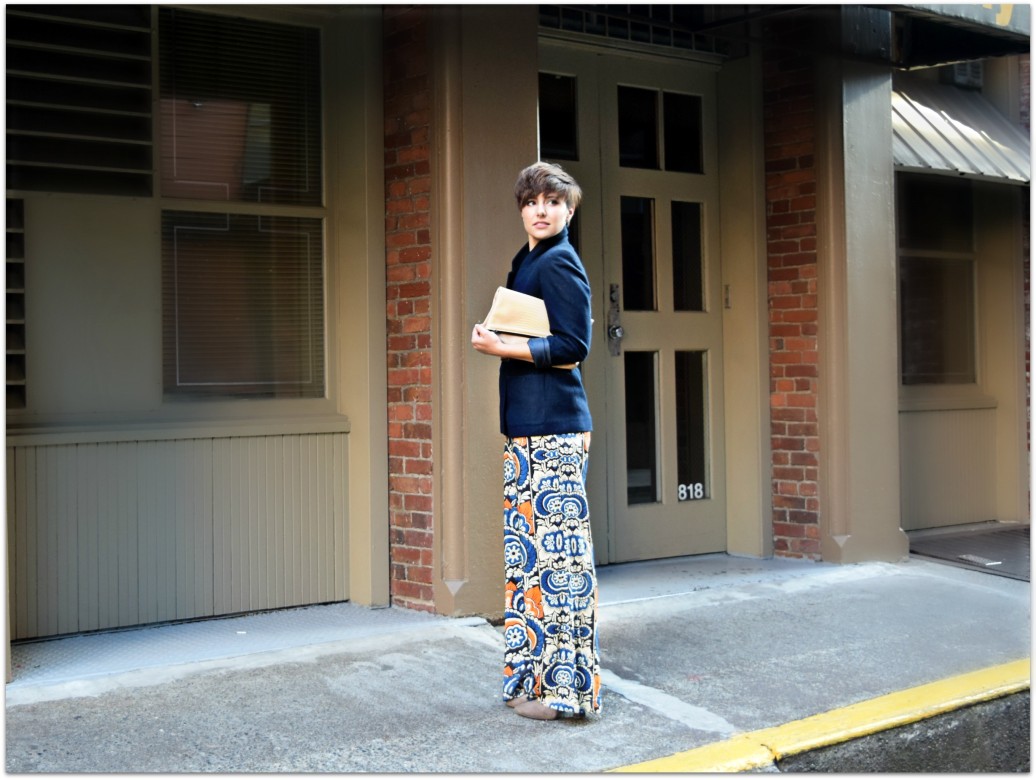 H&M Printed Pants- BloggerNotBillionaire
