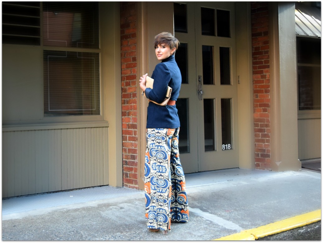 H&M Printed Pants- BloggerNotBillionaire