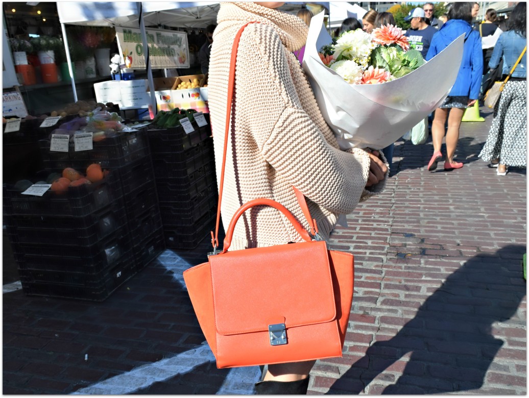 Red Zara Celine Bag BloggerNotBillionaire