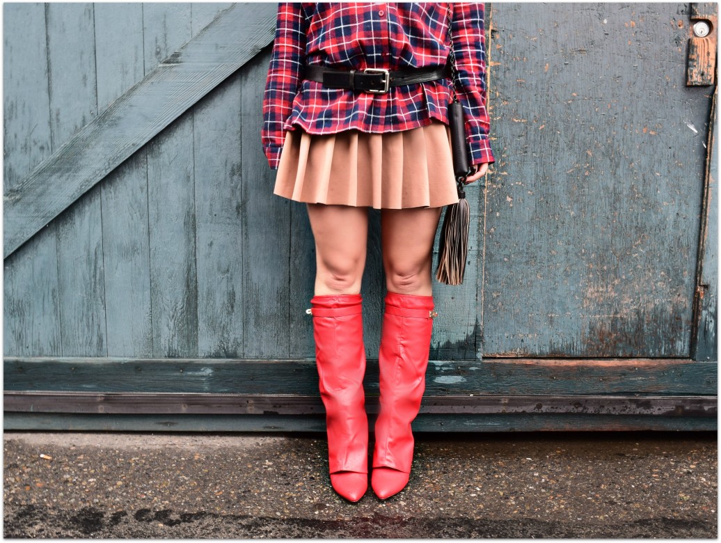 Givenchy Shark Boot Knockoffs Red